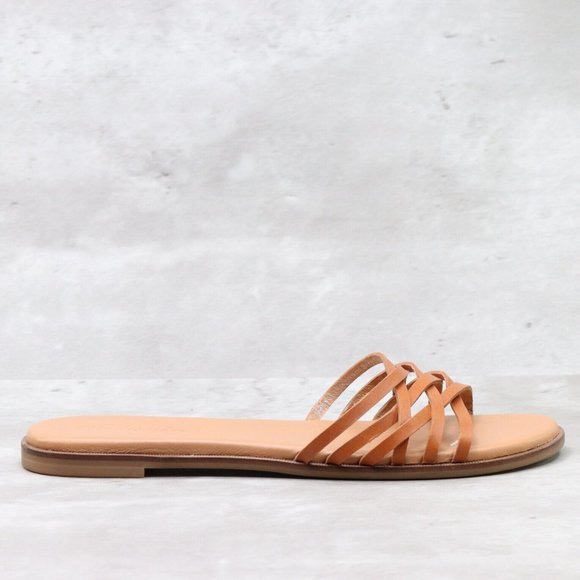 Madewell Shoes - Madewell The Tracie Crisscross Women's Size 7.5 US Tan Slide Slip On Sandals